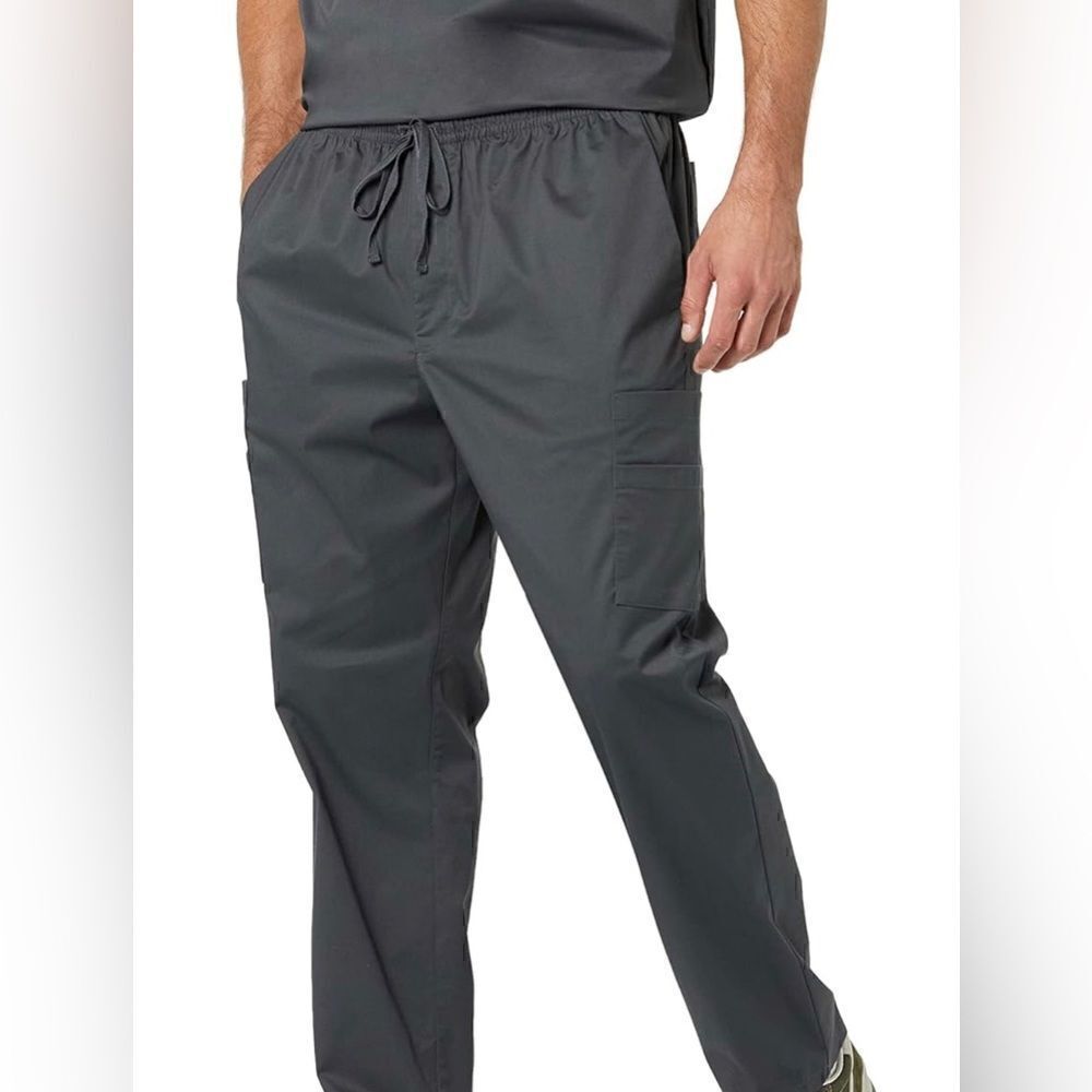Amazon Essentials Men's Elastic Drawstring Waist Scrub Pant Medium NWOT